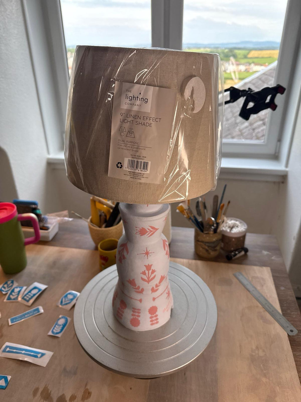 Handmade Floral Lamp (test)